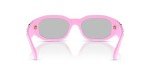 Versace Pink Frame Sunglasses with Grey Lenses