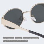 Trendy Oval Polarized Sunglasses for Men and Women