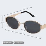 Trendy Oval Polarized Sunglasses for Men and Women