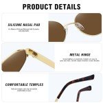 Stylish Oval Sunglasses for Women – 2 Pack