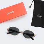Trendy Oval Polarized Sunglasses for Men and Women
