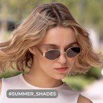 Trendy Oval Polarized Sunglasses for Men and Women