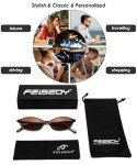 FEISEDY Retro Cat Eye Sunglasses for Women