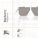 Burberry Rectangular Sunglasses for Men with Eyewear Kit