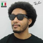 Ray-Ban RB0840S Mega Wayfarer Square Sunglasses Bundle