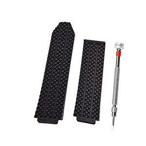 AnSettle Black Silicone Watch Strap for Hublot
