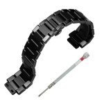 Stylish Black Stainless Steel Watch Band for Hublot