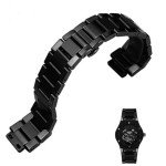 Stylish Black Stainless Steel Watch Band for Hublot