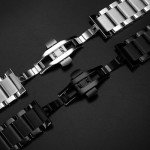 Stylish Black Stainless Steel Watch Band for Hublot