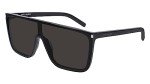 Yves Saint Laurent Black Rectangular Sunglasses