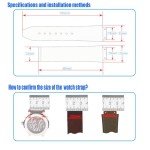 MMBAY Big Bang Black Silicone Watch Band