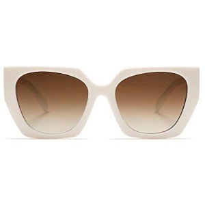 Trendy Oversized Polarized Square Cat-Eye Sunglasses