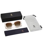 Trendy Oversized Polarized Square Cat-Eye Sunglasses