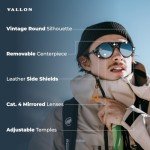 VALLON Heron Glacier Sunglasses with Side Shields