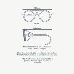 VALLON Heron Glacier Sunglasses with Side Shields