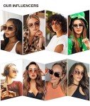 Trendy Vintage Rectangle Sunglasses for Women