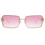 Trendy Vintage Rectangle Sunglasses for Women