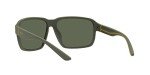 Armani Exchange Men's Matte Olive Square Sunglasses