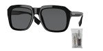 Astley BE4350 Square Black/Dark Grey Sunglasses Bundle