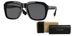 Astley BE4350 Square Black/Dark Grey Sunglasses Bundle