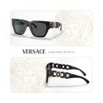 Versace Square Sunglasses with Designer Eyewear Kit