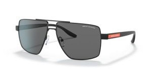 Armani Exchange Men's Matte Black Square Sunglasses