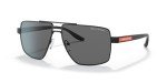 Armani Exchange Men's Matte Black Square Sunglasses