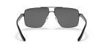 Armani Exchange Men's Matte Black Square Sunglasses