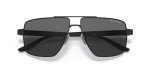 Armani Exchange Men's Matte Black Square Sunglasses