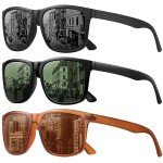 MEETSUN 3-Pack Polarized Sunglasses for All Styles