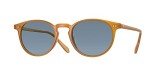 Oliver Peoples Riley Semi Matte Amber Tortoise Sunglasses