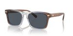 COACH Men's Universal Fit Square Sunglasses - Pecan Blue