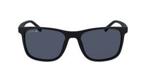 Lacoste Men's Black Rectangular Sunglasses 55mm