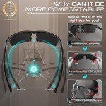 Men's Polarized Sports Driving Sunglasses - Black/Silver