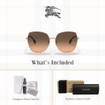Burberry Rose Gold Gradient Sunglasses for Women