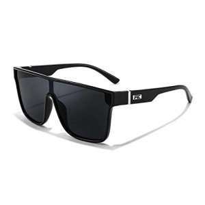 Unisex Fashion Mirrored Sunglasses - UV400 B2996 Black