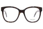 Saint Laurent Women's Havana Square Sunglasses 54mm