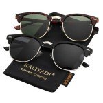 KALIYADI Polarized Semi-Rimless Sunglasses for All
