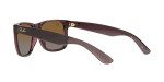 Ray-Ban Justin Rectangular Sunglasses, Dark Brown Gradient