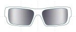 Chanel 6014 Replacement Lenses - Flash Silver Mirror
