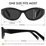 Milramtob Retro Cat Eye Sunglasses for Women