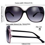 Chic Oversized Square Cat Eye Sunglasses - Pink/Black