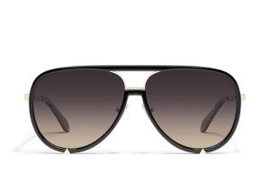 Quay Women's Oversized Polarized Aviator Sunglasses