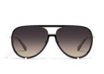 Quay Women's Oversized Polarized Aviator Sunglasses