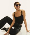 Quay Women's Oversized Polarized Aviator Sunglasses