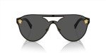 Versace Women's Gold Frame Sunglasses with Grey Lenses