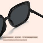 Trendy Oversized Polarized Sunglasses for Women