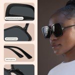Trendy Oversized Polarized Sunglasses for Women