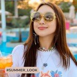 Trendy Oversized Polarized Sunglasses for Women