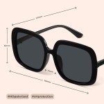 Trendy Oversized Polarized Sunglasses for Women
